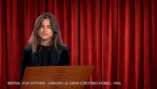 DISCORSI SULLA PACE - Tratto da: Abbasso le Armi! (Discorso Nobel), 1906 - Autore: Bertha von Suttner - legge Martina Ferragamo