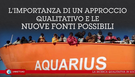 LA RICERCA QUALITATIVA IN SOCIOLOGIA -  L' importanza di un approccio qualitativo e le nuove fonti possibili  