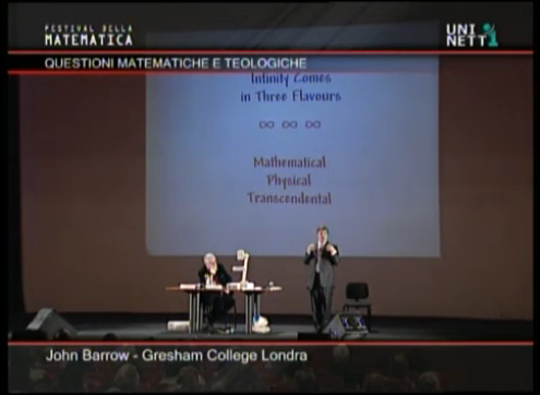 Festival della Matematica Questioni matematiche e Teologiche II Parte