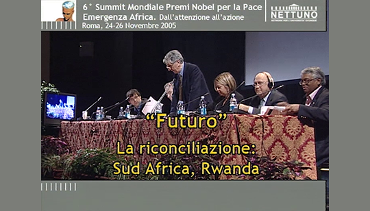 VI SUMMIT MONDIALE DEI PREMI NOBEL PER LA PACE - 
