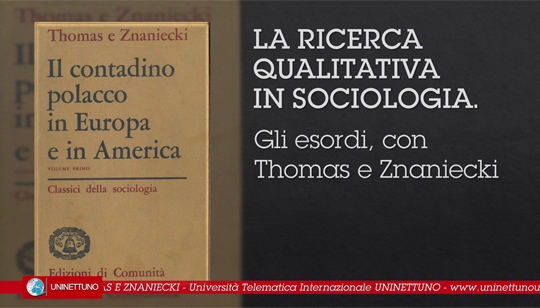 LA RICERCA QUALITATIVA IN SOCIOLOGIA - 