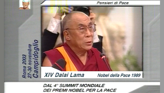 IV SUMMIT MONDIALE DEI PREMI NOBEL PER LA PACE - Pace e sicurezza. Gli imperativi del multilateralismo e del disarmo - Intervento Dalai Lama Tenzin Gy