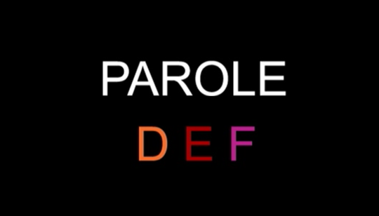 Lezione n. 6: Parole DEF 