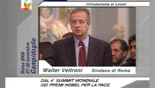 IV SUMMIT MONDIALE DEI PREMI NOBEL PER LA PACE - Pace e sicurezza. Gli imperativi del multilateralismo e del disarmo - Intervento Walter Veltroni  