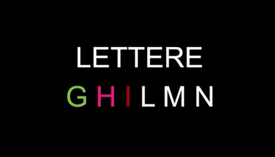 Lezione n. 2: Lettere GHILMN