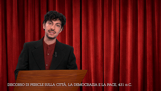 DISCORSI SULLA PACE - Discorso di Pericle sulla città, la democrazia e la pace (431 a.C.) - legge Simone Coppo