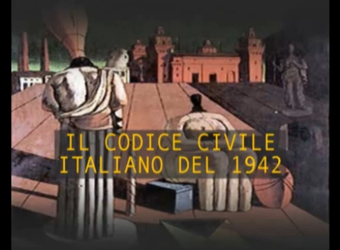 Facoltà di Giurisprudenza - Il codice civile italiano del 1942