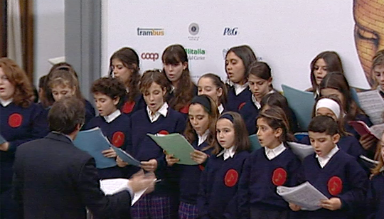 IV SUMMIT MONDIALE DEI PREMI NOBEL PER LA PACE - Piccolo Coro di Roma - II parte