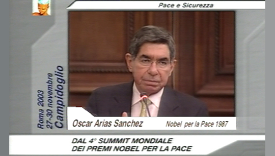 IV SUMMIT MONDIALE DEI  PREMI NOBEL PER LA PACE - II GIORNATA II PARTE