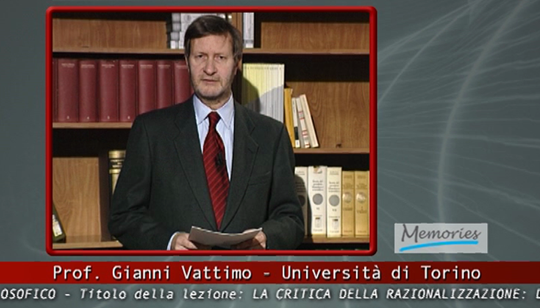 ATLANTE IDEOLOGICO DEL 900 - IL PENSIERO FILOSOFICO  La critica della razionalizzazione: da Weber alla scuola di Francoforte -