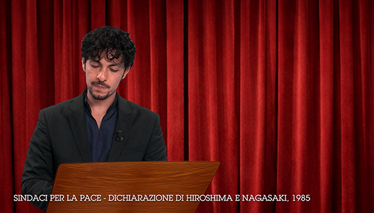 DISCORSI SULLA PACE - Tratto da: Dichiarazione di Hiroshima e Nagasaki, 1985 - Autore: SINDACI PER LA PACE (HIROSHIMA E NAGASAKI) - legge Simone Coppo