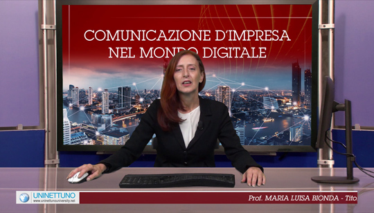 Presentazione del corso COMUNICAZIONE D'IMPRESA NEL MONDO DIGITALE