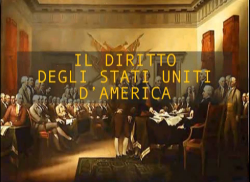 Facoltà di Giurisprudenza - Il diritto degli Stati Uniti d'America