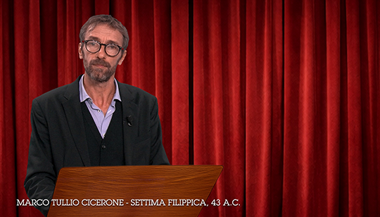 DISCORSI SULLA PACE - Tratto da: Settima Filippica, 43 a.C - Autore: Marco Tullio Cicerone - legge Ignazio Oliva centro di produzione